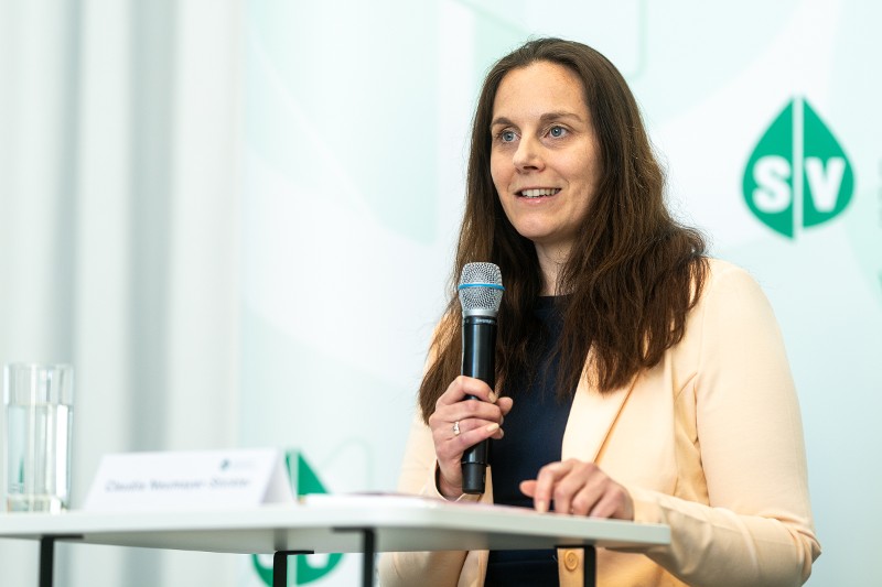 Claudia Neumayer-Stickler, Vorsitzende der Konferenz der Sozialversicherungstr&auml;ger